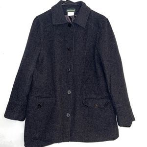 Women’s size 12 grey/black wool jacket